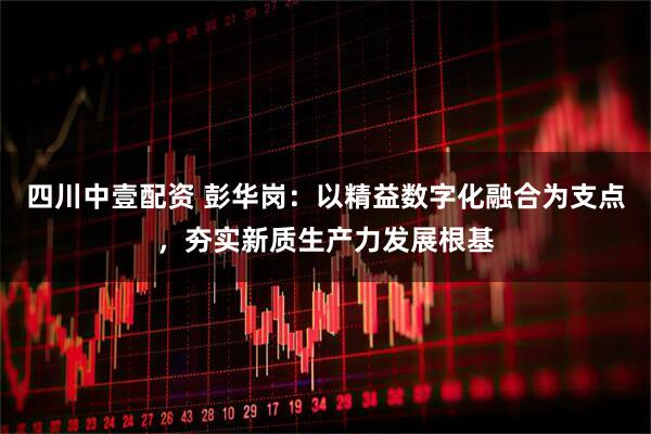 四川中壹配资 彭华岗：以精益数字化融合为支点，夯实新质生产力发展根基